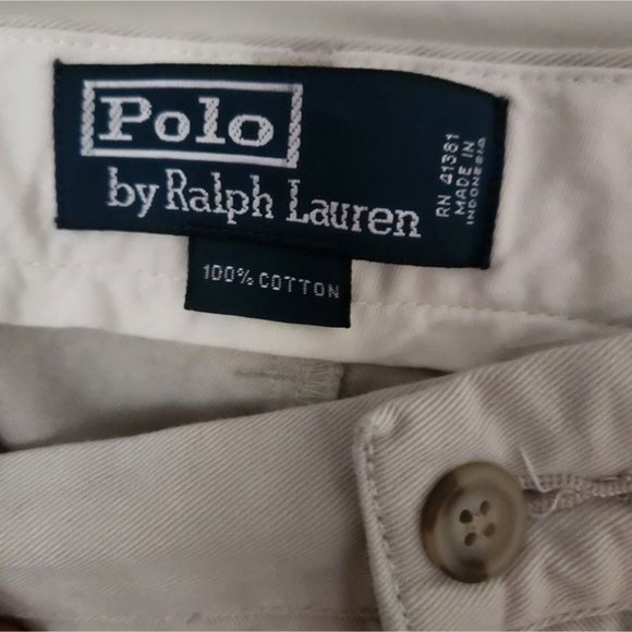 POLO RALPH LAUREN | Classic chino pants cream sz 35/32 - Picture 4 of 4